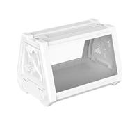 Reptile Terrarium, Multifunctional Habitat Cage, Trapezoidal Design, Expanded Viewing Field, Sturdy Enclosure, 10.63x7.48x7.48in, Ideal for Scorpions, Hermit Crabs, Bearded Dragon