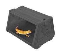 Reptile Terrarium, Multifunctional Habitat Cage, Trapezoidal Design, Expanded Viewing, Secure, Ventilated Enclosure, Ideal for Scorpions, Bearded Dragons, and Small Reptiles
