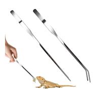 Reptile Tweezers - Feeding Tongs for Reptile - Non-Slip Fish Tank Tongs - for Terrarium Freshwater Saltwater Enclosure Gecko Turtle Axolotl Bearded Dragon Leopard Lizard