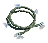 Reptile Vines Branch, Artificial Bendable Climber, Leopard Gecko Tank Accessory with Suction Cups, Habitat Tool for Geckos Lizards Home, Terrarium Supplies, Climbing Branch for Tank Enclosure Cage