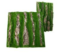 Reptile Wall Background - Tortoise Tank Decor, Bark Backdrop Artificial Moss Habitat | Wall Fitting Terrarium Enclosure Panel, Lizard Turtle Bearded Dragon Tank Decoration | For Reptile Habitat DIS