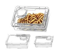 Reptile Water Bowl | Anti-Escape Transparent Reptile Water Dish