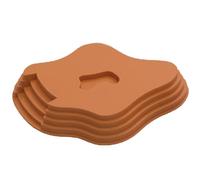 Reptile Water Dish - Tortoise Bathing Pool with Ramp | Reptile Sloped Water Bowl & Turtle Basking For Snakes Hermit Crabs Turtles Terrarium Feeding & Bathing Dish