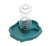 Reptile Water Dispenser - Detachable Shatter-Resistant Dish, Terrarium Tank Reptile Food Feeders Bowl with Auto Refill, BPA-Free Waterer | Durable Water Feeder For Gecko, Snake, Turtle, Frog