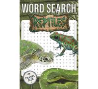 Reptile Word Search Puzzle Book: 56 Fun and Educational Puzzles Featuring Snakes, Lizards, Turtles, and More