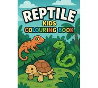 Reptiles Kids Colouring Book: 20 pages