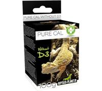 Reptiles Planet Pure Cal sin D3 Reptiles Vitamina, 100 g