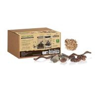 Reptiles Planet - Repti Nature Haya - Kit de sustrato de Haya y decoración para terrario