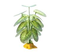 Reptiles Planta Ocultar Hierba Hojas Flexibles Terrario Jungla Hábito Para Lagartijas Serpientes Decoración Artificial Falsa Decorativa