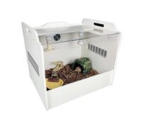 Reptiles Terrario Vivarium, Caja De Reloj De Transporte De Cría - Araña Lagarto Serpiente Tortuga Tanque Caja Transpirable Casa para Mascotas