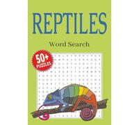 Reptiles Word Search Book: Puzzles with Easy To Read Print about Reptiles, Lizards, Snakes and More | 6x9 inches, 110 pages | 50+ Games … Gifts for Vacations, Holidays and Relaxation