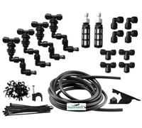 ReptilHábitat Sistema de Lluvia para Reptiles Camaleones 220V x4 boquillas (Kit sin Bomba)