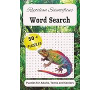 Reptilian Scientificus Word Search Puzzle Book: A Scientific Reptile Word Search Puzzle Book Featuring Genus Names for Curious Minds and Nature ... for holidays, and free times (Genus Quest)