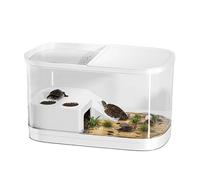 Reptilien Terrarium - 31 cm Gehege | Zuchtbox für Vogelspinne Gecko und Schlange, Robuster ABS Kleintierkäfig für Chamäleon und Spinne Indoor Habitat mit Belüftungslöchern