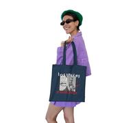 REPUBLIC OF CALIFORNIA ARCTT032-NA Tote Bag Love Killed My Friend - Bolsa de compras de moda y práctica, marina, azul marino, 38 X 42 CM, Utilidad