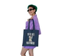 REPUBLIC OF CALIFORNIA ARCTT040-NA Tote Bag Sin fecha, No hay problema - Bolso de compras con estilo e informal,Marina, azul marino, 38 X 42 CM, Utilidad