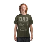 REPUBLIC OF CALIFORNIA Dad Best Job - Camiseta Regalo para el día del Padre, Idea de Regalo para papá, Camiseta humorística, Moda Casual, día del Padre, Regalo Original para Hombre, Verde, L