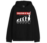 Republic Of California Evolution of Rugby UXREPCZSW030 - Sudadera para Hombre, Color Negro, Talla L, Negro, XXL
