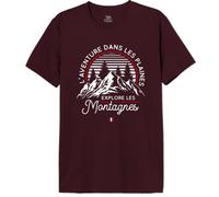 REPUBLIC OF CALIFORNIA Merepczts038 Camiseta, Granate, XL para Hombre