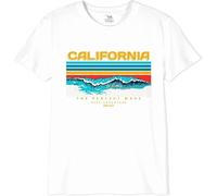 Republic Of California Merepczts120 Camiseta, Blanco, XXL para Hombre