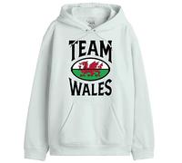 Republic Of California - Sudadera con Capucha para Hombre, Blanco, XXL