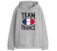 Republic of California Team France UXREPCZSW028 - Sudadera para Hombre, Talla S, Color Gris, Gris Melange., XS