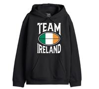 REPUBLIC OF CALIFORNIA "Team Ireland UXREPCZSW038 Sudadera para Hombre, Negro, S, Negro, S
