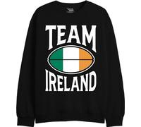 Republic Of California "Team Ireland UXREPCZSW050 - Sudadera para Hombre, Color Negro, Talla M, Negro, M