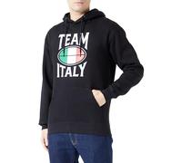 Republic Of California "Team Italy UXREPCZSW036 - Sudadera para Hombre, Color Negro, Talla L, Negro, L