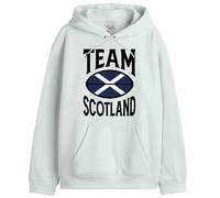 Republic Of California "Team Scotland UXREPCZSW037 - Sudadera para Hombre, Color Blanco, Talla XL, Blanco, XS