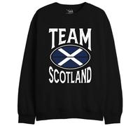 Republic of California Team Scotland UXREPCZSW049 - Sudadera para Hombre, Color Negro, Talla S, Negro, S