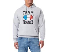 Republic Of California UXREPCZSW028, Sudadera con Capucha Hombre, Gris Melange,