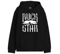 Republic Of California UXREPCZSW031 Sudadera con Capucha, Noir, M para Hombre