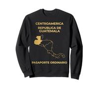 Republic of Guatemala Ordinary Passport Map Sudadera