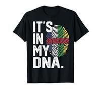 REPÚBLICA CENTROAFRICANA Raíces Bandera Huella Dactilar Patriótica Camiseta