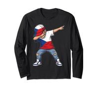 República Checa Bandera Dab Dance Juventud Manga Larga