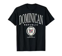 República Dominicana Cresta Angustiada Patrimonio Caribeño Camiseta