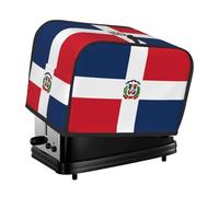 República Dominicana - Cubierta para tostadora de 2 rebanadas, a prueba de polvo, resistente al aceite, protege pequeños electrodomésticos de cocina