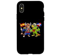 República Dominicana España Bandera Orgullosa Dominicana Carcasa para iPhone X/XS