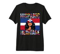 República Dominicana Herencia Hispana Orgullosas Mujeres Dominicanas Camiseta Premium