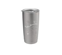 República Dominicana Mapa dibujado a mano y Tropical Vaso térmico de acero inoxidable de doble pared