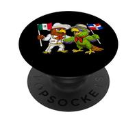 República Dominicana México Bandera Orgullosa Dominicana PopSockets PopGrip Adhesivo