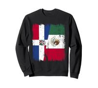 República Dominicana México Media Bandera Sudadera
