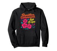 República Dominicana Qué Lo Que República Dominicana Flores Sudadera con Capucha