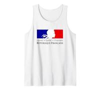 República Francesa Marianne Liberty Igualdad Fraternidad Camiseta sin Mangas