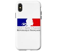República Francesa Marianne Liberty Igualdad Fraternidad Carcasa para iPhone X/XS