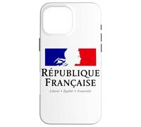 República Francesa Marianne Liberty Igualdad Fraternidad Pila Carcasa para iPhone 16 Pro Max