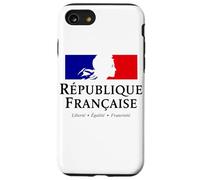 República Francesa Marianne Liberty Igualdad Fraternidad Pila Carcasa para iPhone SE (2020) / 7 / 8