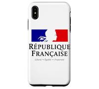 República Francesa Marianne Liberty Igualdad Fraternidad Pila Carcasa para iPhone XS Max