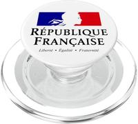 República Francesa Marianne Liberty Igualdad Fraternidad Pila PopSockets PopGrip para MagSafe